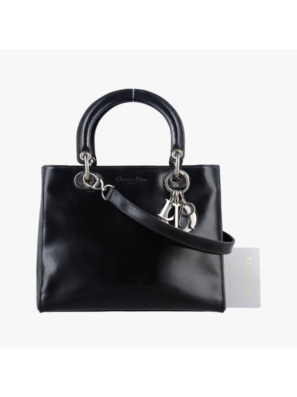 Dior Lady Black Leather Handbag
